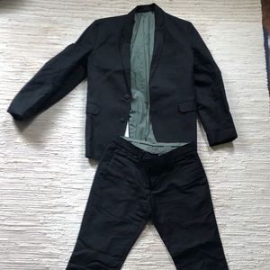 Nice Collective casual linen-cotton blend suit